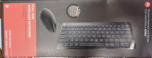 Motorola Bluetooth Wireless Keyboard w/ Android Function Keys ATRIX 4G ZOOM NEWi - Picture 1 of 1