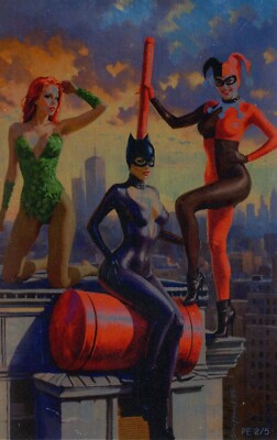 Duty Calls Girls 3 Gotham Sirens METAL Virgin Nice By B Lorenzana PE 2/5