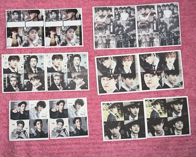 EXO Collection Stickers:  XOXO  Album. Two Pairs Of Each