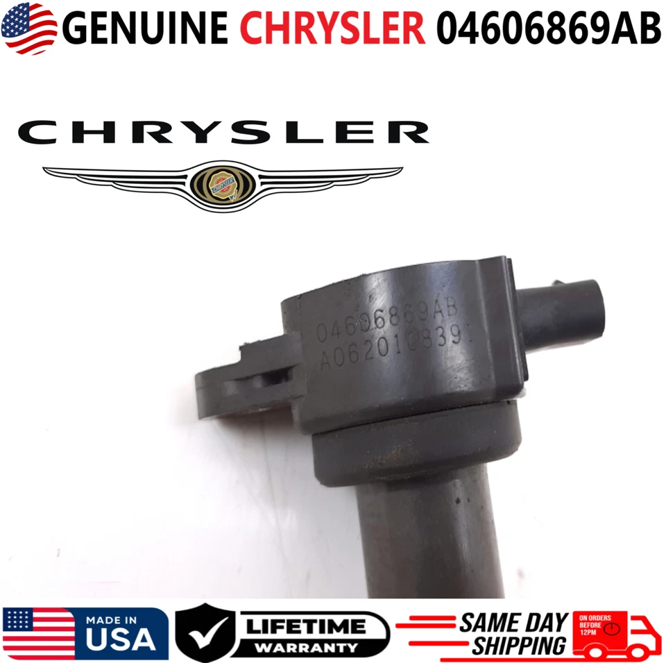 Bobina de encendido Chrysler x1 para Chrysler Dodge Mercedes-Benz 2006-2012, 04606869AB Foto 2 de 4