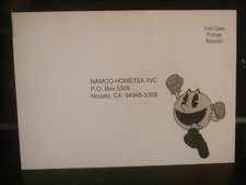 Vtg PAC-MAN Namco Hometek Nintendo PlayStation Sega Registration Insert Card