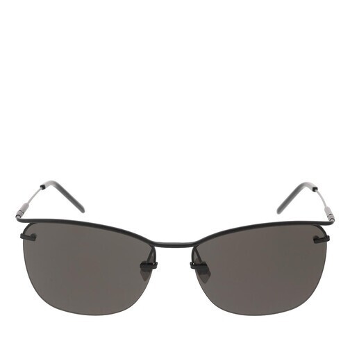 SAINT LAURENT SL 464 001 56 Occhiali da sole unisex metallo nero NUOVO