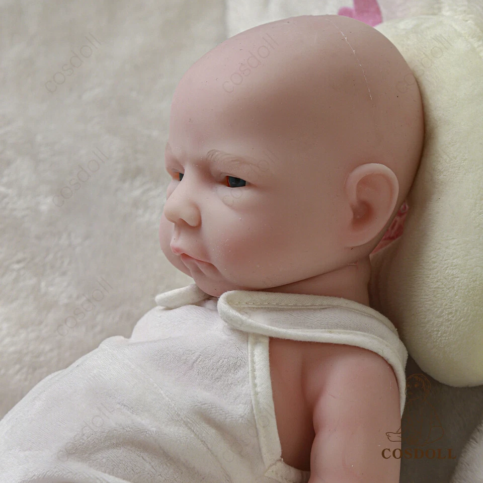 COSDOLL 18.5 in Reborn Baby Dolls Full Body Platinum Silicone Lifelike BOY Dolls - Image 4 of 4