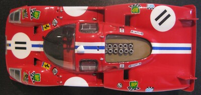 MPA 1:43 Factory Built NART Ferrari 512S Longue #11 4th 1970 LM Bucknum/Posey