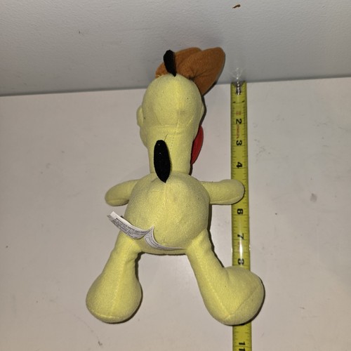 RARO 11” ODIE Garfield 2011 Peluche Peluche FABBRICA GIOCATTOLI Cane Cucciolo Zampe Gialle - Foto 2 di 3