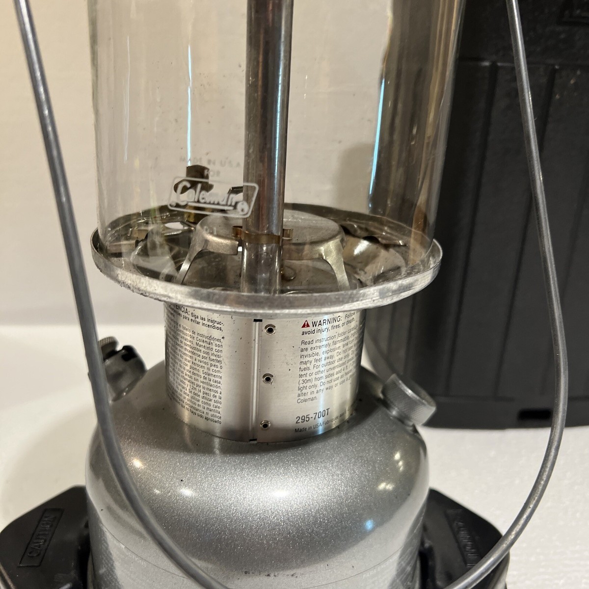 Vintage 6/95 Coleman Powerhouse Dual Fuel 2~Mantle Lantern Hard