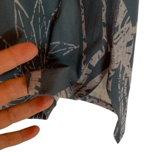 Top tunica Dintorni Morbidi Blu Elasticizzato Morbido Comfort Tg Media Costiera Casual - Foto 6 di 7