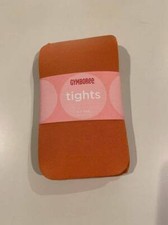 Gymboree Autumn Orange Nylon/Cotton Blend Girls Tights Sz 5-7 NWT