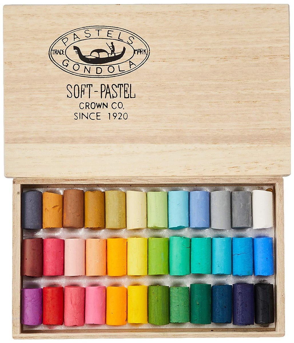 GONDOLA Soft pastel 36 color set painting material Japanese