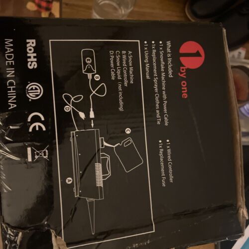 1 By One 650w Snowflake Machine. (New Open Box Item) FAST FREE SHIPPING. - Picture 4 of 4