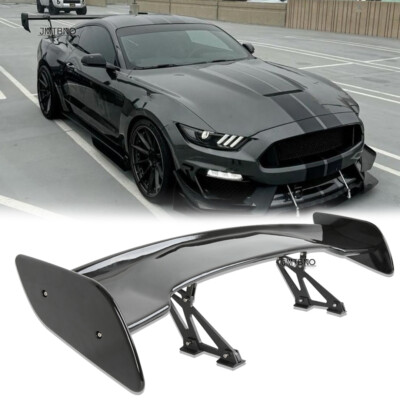 57'' Rear Trunk Spoiler Wing GT Style Racing Lip For Ford Mustang GT500 Shelby