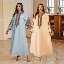 Women Islamic Clothing Dubai Muslim Elegant Abaya Dress Turkey Kaftan Arab Gown