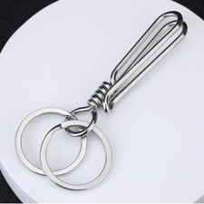 Brass / Steel Handmade Keychains Keyrings Bag Wallet Chain Belt Clip Key Holder