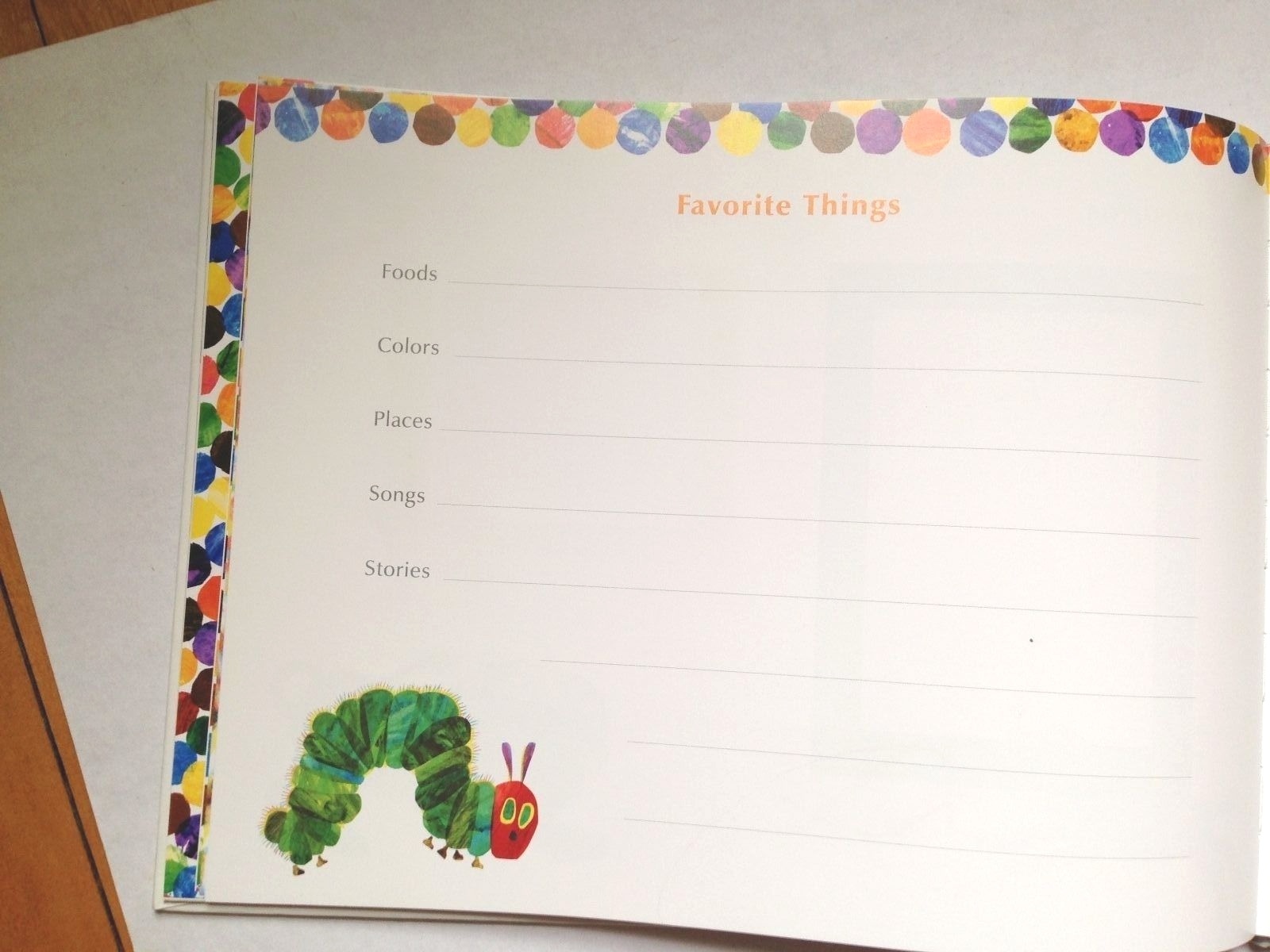 eric carle's very special baby book