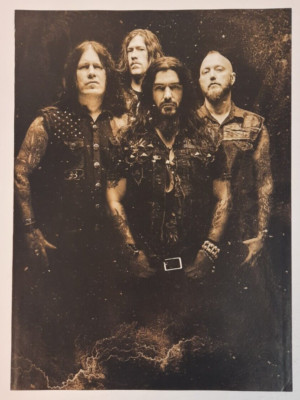 MACHINE HEAD ~ ''Bloodstone & Diamonds''-era band pic THRASH ~ Magazine Page PINUP