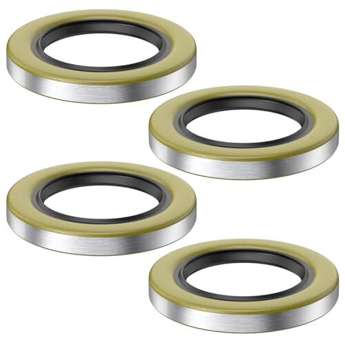 4 Pack 010-036-00 Double Lip Grease Seal for Dexter Texcom RV Trailer Replace...