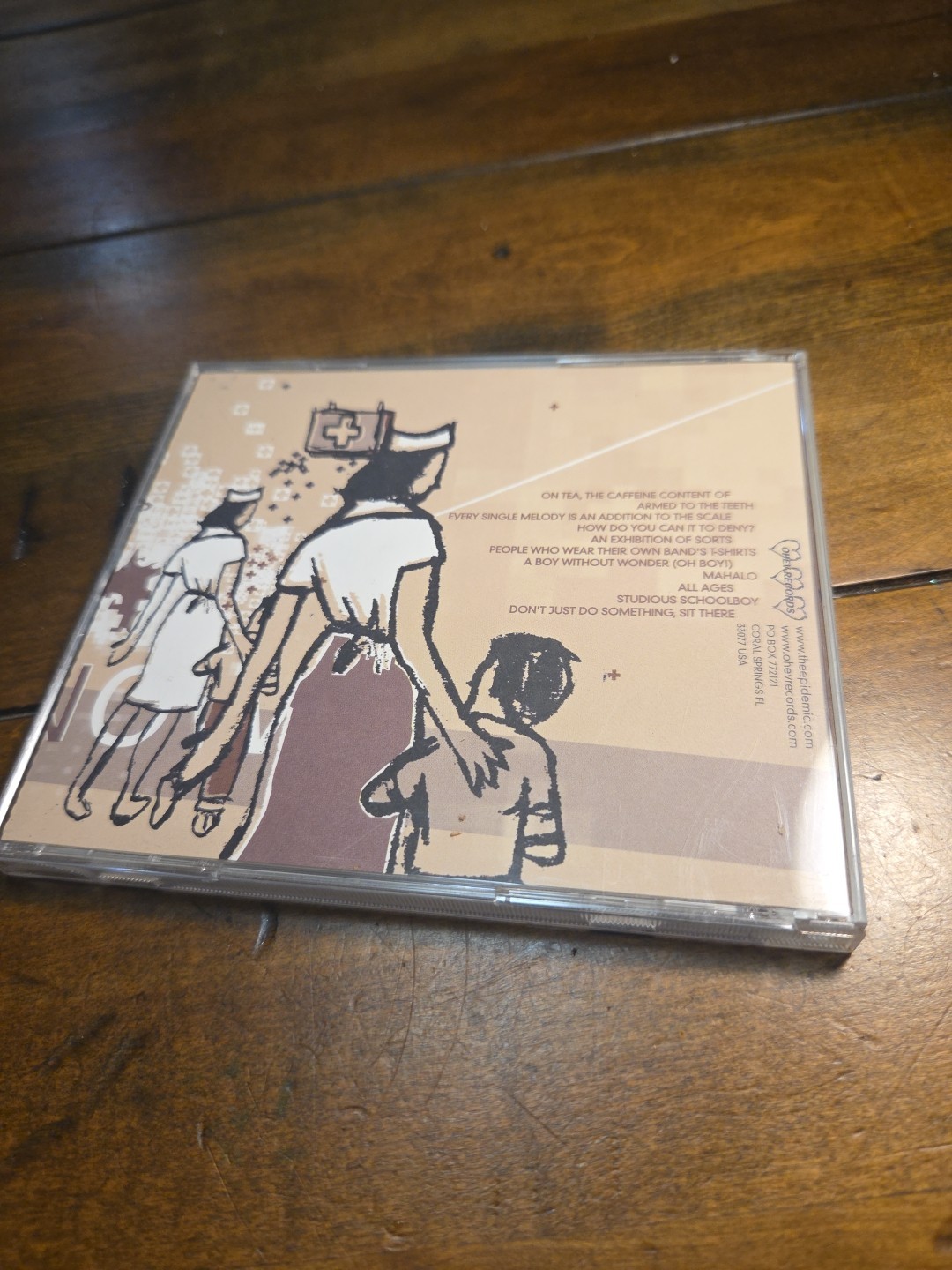 The Epidemic – Now Museum, Now You Don't CD (2002, Ohev Records) image 2