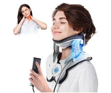 Cervical Neck Traction Device: Neck Stretcher for Cervical Pain Relief, Electric