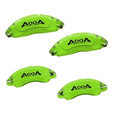 Green Black Logo Caliper Covers 21-25 Discovery Sport Range Rover Evoque 4Pcs