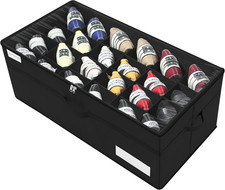 Shoe Storage Organizer, Fits 24 Pairs, Large Shoe Organizer Box for Closet NEW