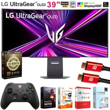 LG 39" UltraGear OLED Curved Gaming Monitor +Controller +26 Months Protection