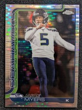2025 Topps Chrome Football Jason Myers Pulsar #280