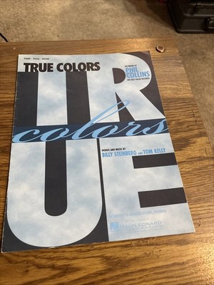 True Colors Sheet Music, Phil Collins, Steinberg/Kelly 1986 ( Cyndi Lauper)