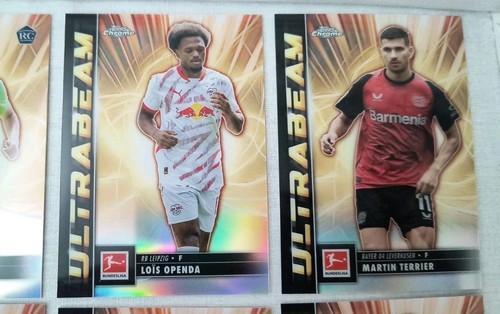 2024-25 Topps Chrome Bundesliga ULTRABEAM Complete Insert Set 1-15 - Picture 6 of 9
