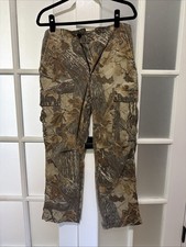 Vintage Redhead Realtree Camo Cargo Pants Size Small 30W 28.5 Inseam Flaw