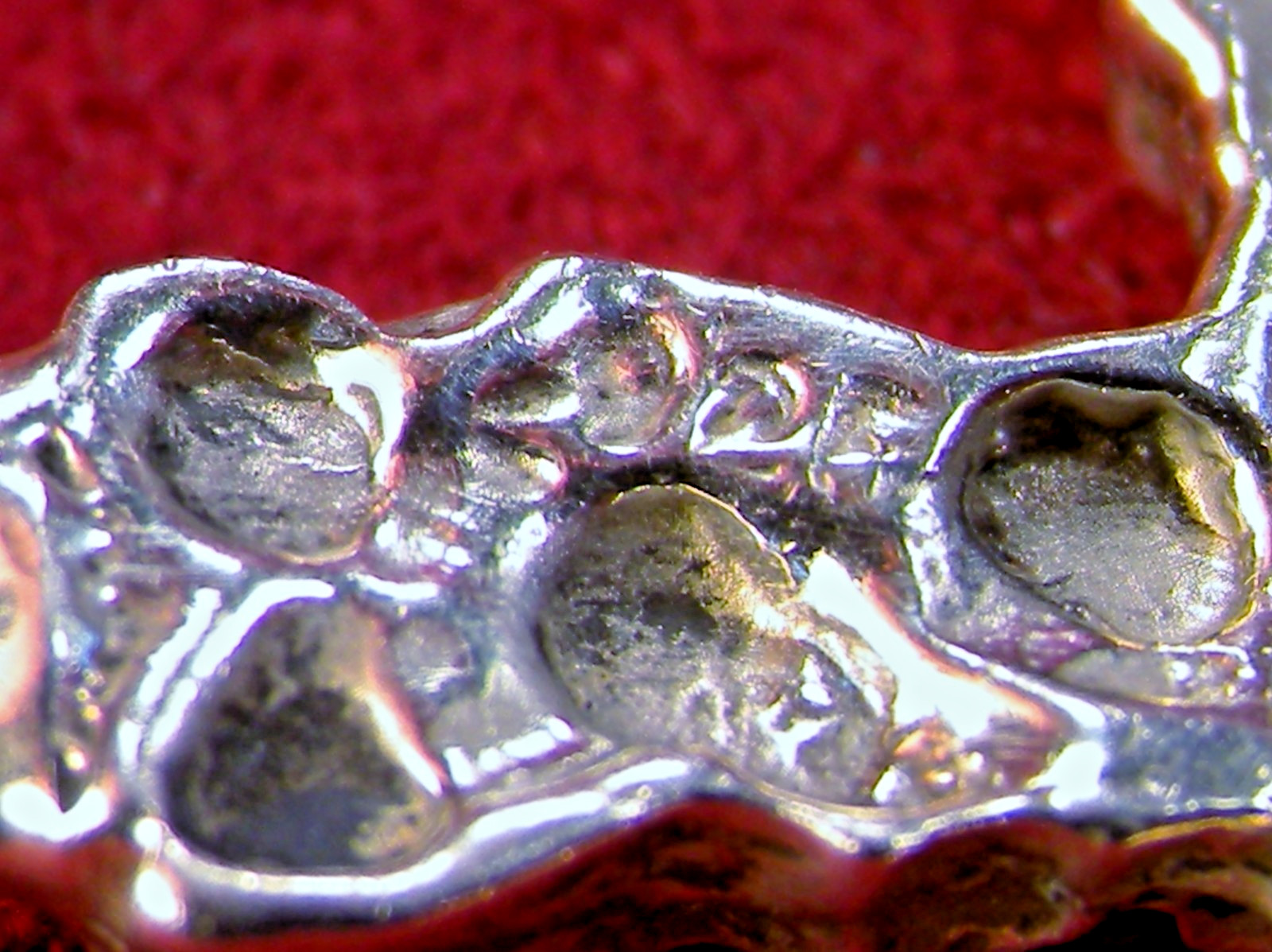 Bishop's Jerusalem  Holy Land Pilgrimage Sterling Ingot Nugget Cross Pendant