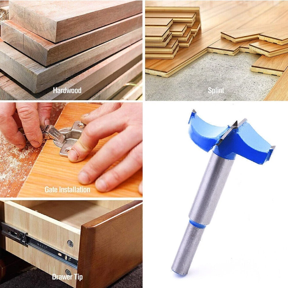 Forstnerbohrer Hartmetall Ø 15-95mm Kunstbohrer Topfbohrer Bohrer Fräser Holz DE - Bild 4 von 4