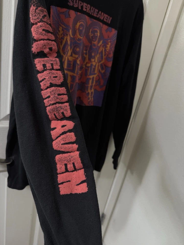 SUPERHEAVEN XL LONG SLEEVE SHIRT  TWIN ANGELS DAYLIGHT Title Fight HARDCORE BAND - Image 4 of 4