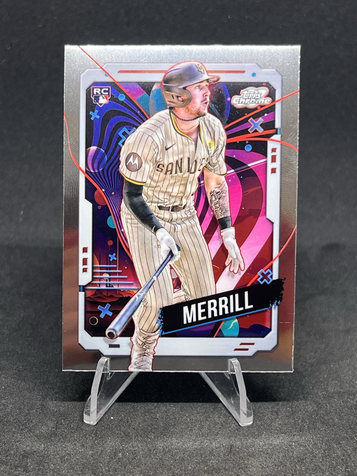 Jackson Merrill 2024 Topps Cosmic Chrome #194 RC Rookie Padres