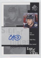 2019-20 SP Authentic 1999-00 Retro Sign of the Times Cam Atkinson Auto 0s6v