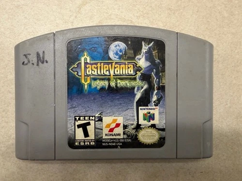 New ListingCastlevania Legacy of Darkness Nintendo 64 N64 Cartridge Only Authentic, Nice