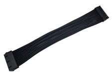 24 Pin Motherboard Power Supply Sleeved Cable 12Inch 18AWG ATX PSU Extension