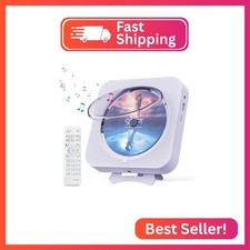 MICOCIOUS Portable CD Player with Bluetooth Desktop CD Player for Home CD Music