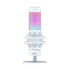 Hyperx Quadcast S Standalone Microphone With Rgb Lighting, White, For Teleworke