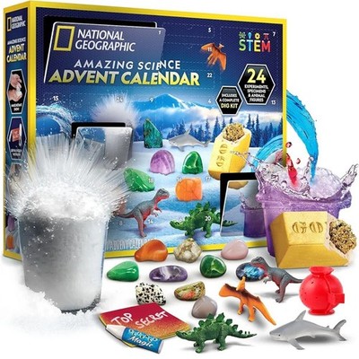 National Geographic Science Adventskalender 2025 Rock Kit MINT Alter 8-12