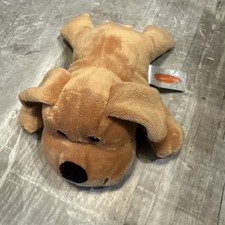Melissa And Doug Tan Dog Plush Lay Flat Stuffed Animal 10