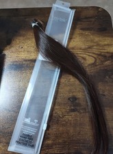 Hairtalk Weft Hair Extensions Double Hand Tied 11' wide 14" long Chestnut