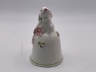 1984 AVON Porcelain Bunny Rabbit Bell with Pink Flowers ~ Weiss Brazil Vintage! — photo 1