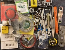 Junk Drawer Tool Lot - Misc Wire, Tools & More