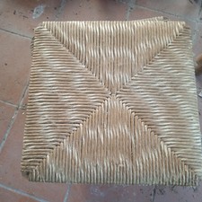  Due Sedute Intrecciate In Paglia Ricambio  Per Sedie Di Legno. Usate