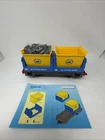 PLAYMOBIL RC Train 4125 CONLINES TIPPING HOPPER WAGON COAL CAR - COMPLETE TESTED