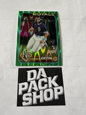 2024 Topps Chrome - Nick Loftin #183 Green Ray  Wave Refractor 47/99 (RC)
