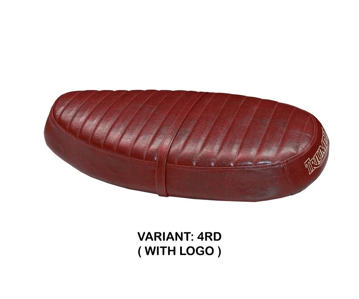 Seat saddle cover Vintage Red (RD) TPZ for TRIUMPH SCRAMBLER 2006 > 2016 15P
