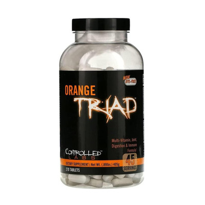 Controlled Labs Orange Triad Daily Multivitamin Iron Sports Supplement For