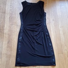 LBD Chaps sequin cocktail dress M