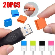 1PCS USB Male Silicone Protector Cap Dust Plug Charging Extension Transfer Data